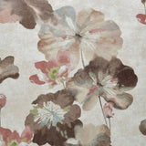 Water lilies (wp) - # 04 caramel- Maxwell Wallpaper By The 11 Yard Roll