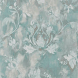 Ornamenta (wp) - # 03 aqua- Maxwell Wallpaper By The 11 Yard Roll