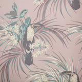 Le toucan (wp) - # 02 rose- Maxwell Wallpaper By The 11 Yard Roll