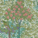 Macaw (wp) - # 01 olive- Maxwell Wallpaper By The 11 Yard Roll