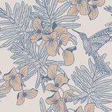 Hummingbird (wp) - # 02 lagoon- Maxwell Wallpaper By The 11 Yard Roll