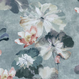 Water lilies (wp) - # 02 mineral- Maxwell Wallpaper By The 11 Yard Roll