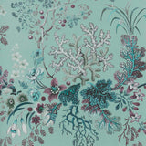 Kilburn's coral (wp) - # 02 mist- Maxwell Wallpaper By The 11 Yard Roll