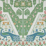 Peacock topiary (wp) - # 02 fern- Maxwell Wallpaper By The 11 Yard Roll