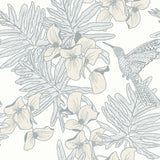 Hummingbird (wp) - # 05 mist- Maxwell Wallpaper By The 11 Yard Roll