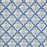 Calico shell (wp) - # 04 cobalt- Maxwell Wallpaper By The 11 Yard Roll