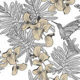 Hummingbird (wp) - # 06 jet- Maxwell Wallpaper By The 11 Yard Roll
