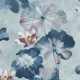 Water lilies (wp) - # 03 blue dusk- Maxwell Wallpaper By The 11 Yard Roll