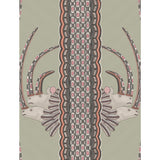 COLE & SON - JABU- OLIVE & PINK - Wallcovering by the Roll