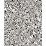 COLE & SON - MALACHITE- WHITE/BLACK - Wallcovering by the Roll