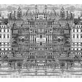 COLE & SON - RIFLESSO- BLACK/WHITE - Wallcovering by the Piece