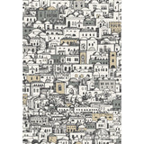COLE & SON - MEDITERRANEA- WHITE & METALLIC - Wallcovering by the Roll