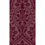 COLE & SON - PUGIN PALACE FLOCK- CLARET - Wallcovering by the Roll