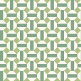 COLE & SON - ALICATADO- LEAF GREENS ON CHALK - Wallcovering by the Roll