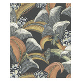 COLE & SON - HOOPOE LEAVES- CHARCOAL - Wallcovering by the Roll