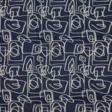 Doodle - Navy - RM Coco - Fabric by the Yard
