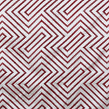 Kabuki Fret - Coral - RM Coco - Fabric by the Yard