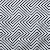 Kabuki Fret - Navy - RM Coco - Fabric by the Yard