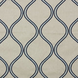 Stitchery Trellis - Cobalt - RM Coco - Fabric by the Yard