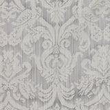 Delacroix Damask - Silver - RM Coco - Fabric by the Yard