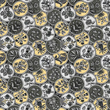 Cloisonné - Dijon - RM Coco - Fabric by the Yard
