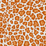 Leopard Dance - Mandarin - RM Coco - Fabric by the Yard