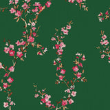 Manchurian Blossoms - Emerald - RM Coco - Fabric by the Yard