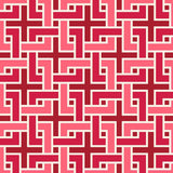 Manchurian Fret - Maraschino - RM Coco - Fabric by the Yard