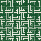 Manchurian Fret - Evergreen - RM Coco - Fabric by the Yard
