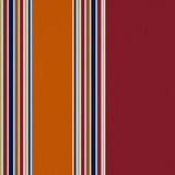 Ming Stripe - Cinnabar - RM Coco - Fabric by the Yard