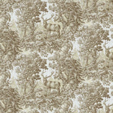 Staghorn Toile - Linen - RM Coco - Fabric by the Yard