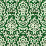 Frescato Damask Reversal - Emerald - RM Coco - Fabric by the Yard