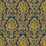 Frescato Damask Reversal - Lazuli - RM Coco - Fabric by the Yard