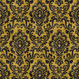 Frescato Damask - Pyrite - RM Coco - Fabric by the Yard