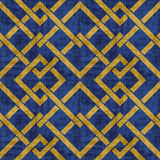 Frescato Trellis Reversal - Lazuli - RM Coco - Fabric by the Yard