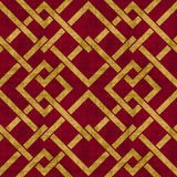 Frescato Trellis Reversal - Opera Red - RM Coco - Fabric by the Yard