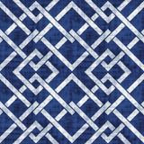 Frescato Trellis Reversal - Sapphire - RM Coco - Fabric by the Yard
