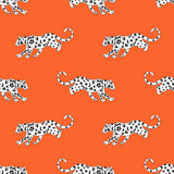 Cool Cat - Orange Slice - RM Coco - Fabric by the Yard