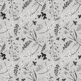 Wildflower Mono - Platinum - RM Coco - Fabric by the Yard