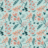 Wildflower Multi - Coral Fields - RM Coco - Fabric by the Yard