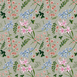 Wildflower Multi - Greige - RM Coco - Fabric by the Yard