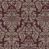 Rialto Damask - Currant - RM Coco - Fabric by the Yard