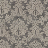 Essex Damask - Smoke - RM Coco - Fabric by the Yard