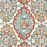 Scroll Medallion - Garnet - RM Coco - Fabric by the Yard