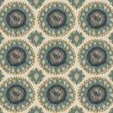 Toltec Medallion - Blue Spruce - RM Coco - Fabric by the Yard