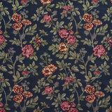 Charlotte - 1979 - Navy Bouquet - Fabric by the Yard