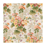 LEE JOFA - HOLLYHOCK HDB- RED/GREEN - Fabric by the Yard
