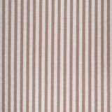 LEE JOFA - MELBA STRIPE- BROWN/ECRU - Fabric by the Yard