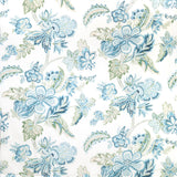 LEE JOFA - AUGUSTINE PRINT- AQUA - Fabric by the Yard