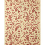 LEE JOFA - PLUMES- CRIMSON - Fabric by the Yard